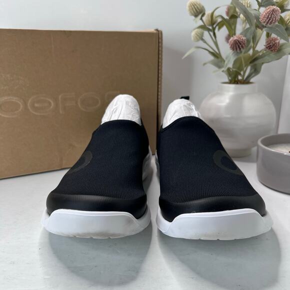 OOFOS OOmg Sport LS Low Sneakers Active Recovery Black/White Men's 11 - Picture 2 of 11